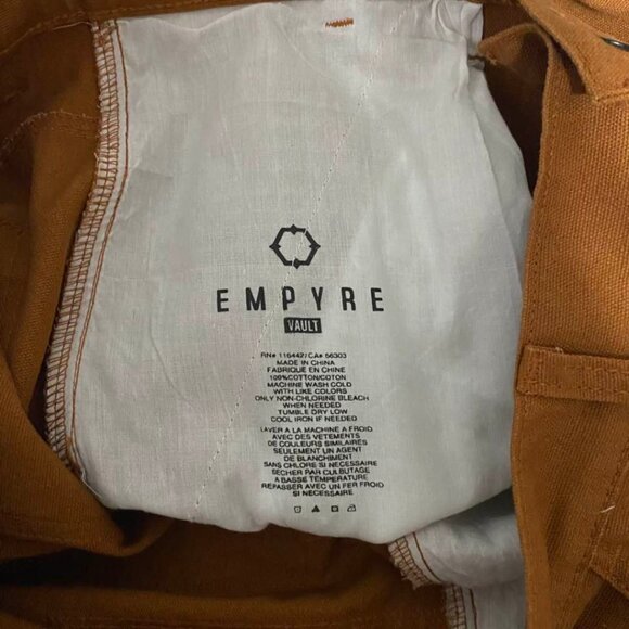 Empyre Vault Carpenter Pants Jeans Rust Brown Size 32 | Utility Workwear Style - Picture 11 of 15